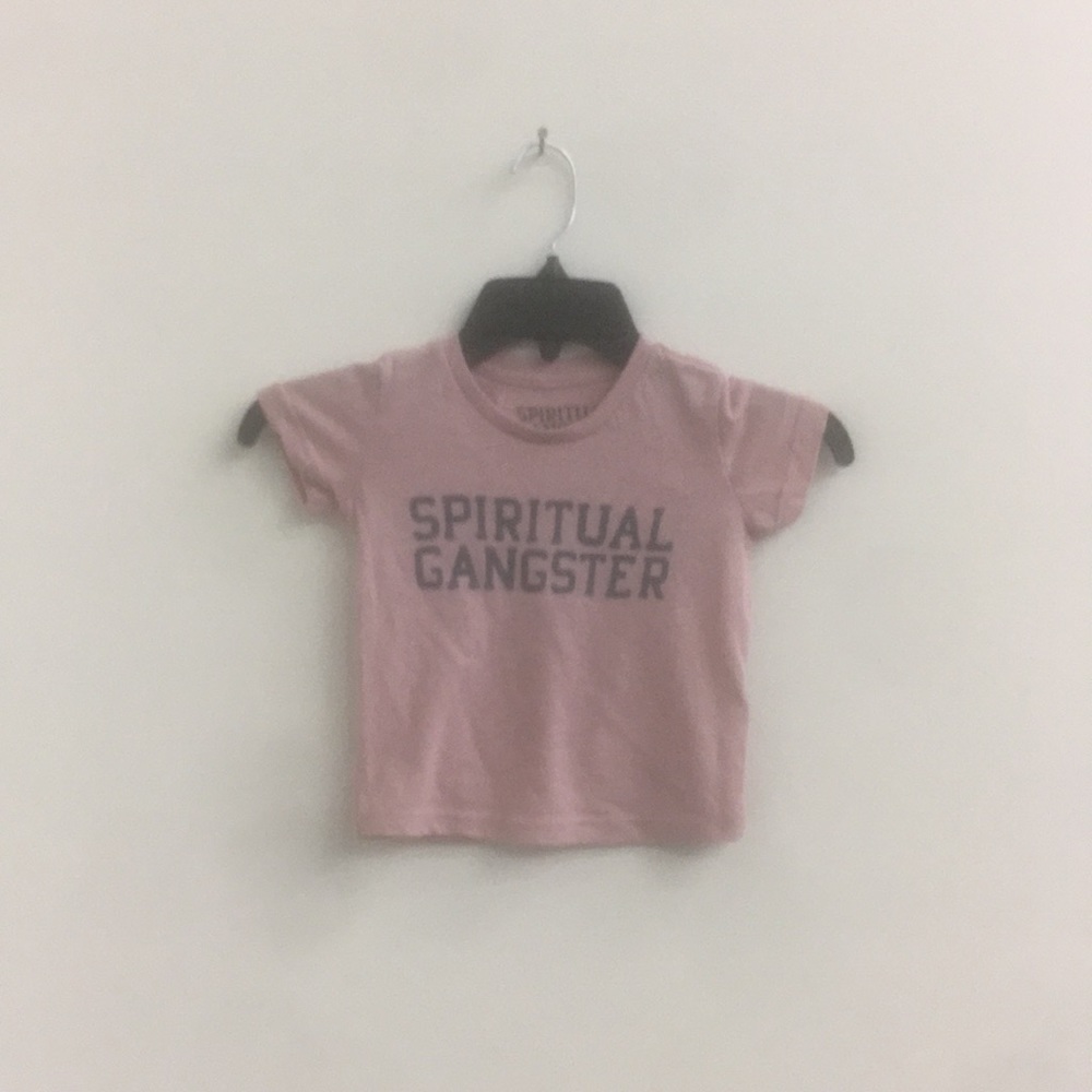 Spiritual Gangster baby T-shirt  peach pink kids - Picture 2 of 4